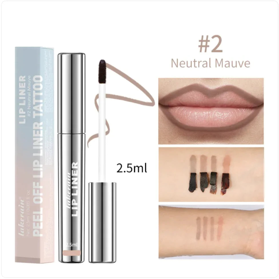 Matte Finish No-Stain Lipstick with Cup Hook Line