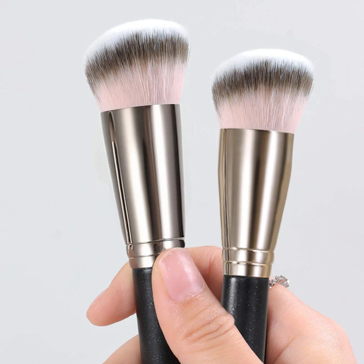 ENERGY Foundation Brush for Liquid Makeup Premium Makeup Brush for Flawless Liquid Cream Foundation Powder Cosmetics Blending Buffing Contouring Vegan Face Brush 170 Large-170